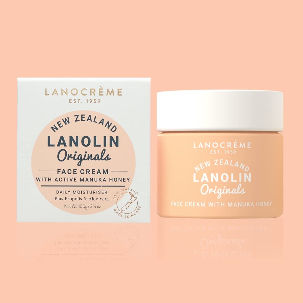 Amazon.com: Lanocreme New Zealand Lanolin Face Cream with Active